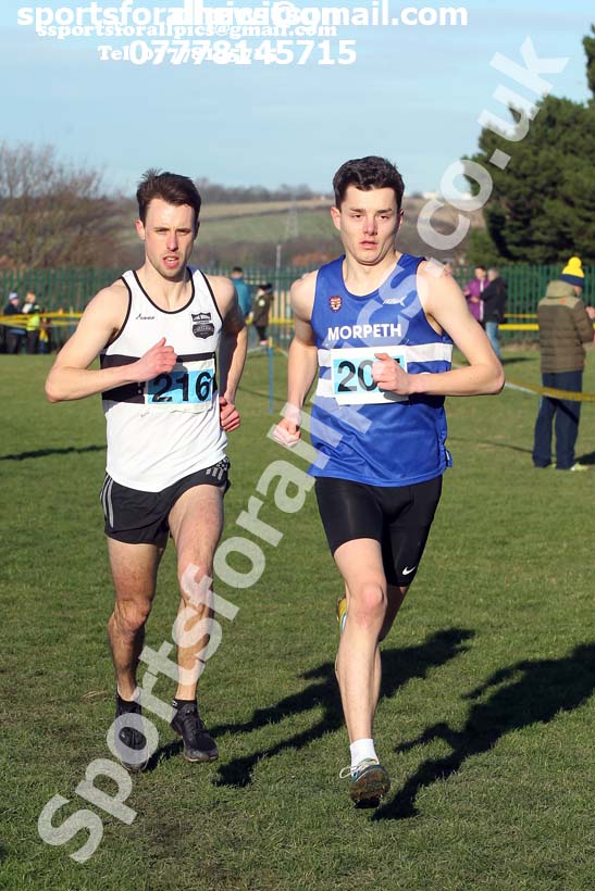 Senior mens 2020 Birtley Cross Country Relay, County Durham.  Photo: David T. Hewitson/Sports for All Pics